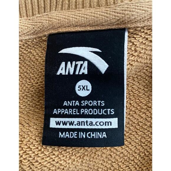 Anta Sports Men's Cement Buster Sweatshirt 2 Front Utility Pockets Back Hook - Picture 8 of 10